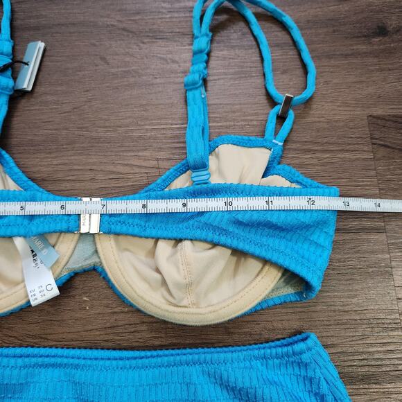 MARIE JO Cherilyn Underwire Swim Bikini Top & Full‎ Brief Bottoms Beach Vacation - Picture 8 of 8